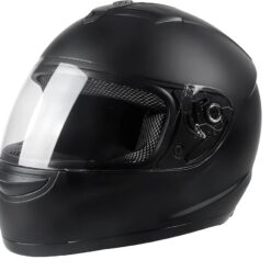 Black riding helmet