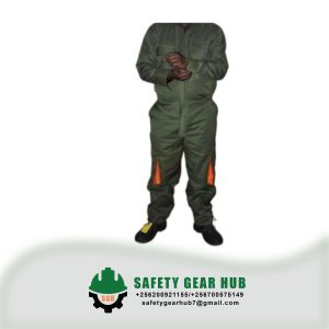 Customized Jungle Green Cargo Overalls