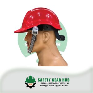 Red Heavy duty safety helmets