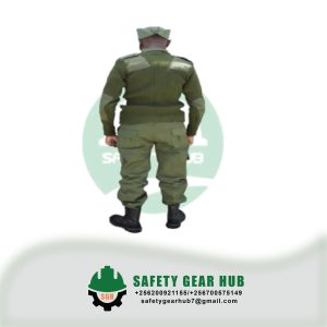 Jungle green security uniform