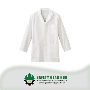 Cotton lab coat for students