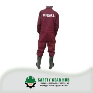 Maroon Safety Overalls