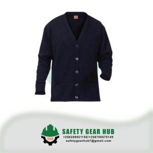 Navy v neck cardigan sweater