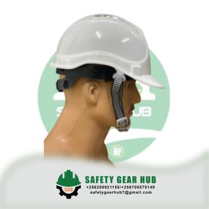 White Heavy duty safety helmets