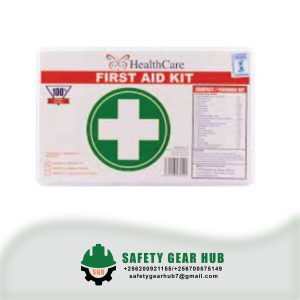 White Medium First Aid Box
