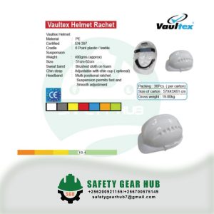 Red Vaultex Safety Helmets