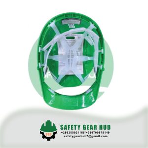 Industrial Vaultex safety helmets green