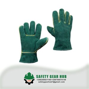 Wrist length Welding leather gloves