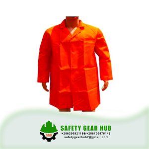 Industrial Orange Dust Coat