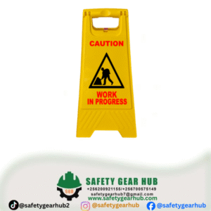 Work In Progress caution sign
