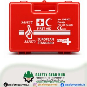 FIRST AID KIT FOR 100 PEOPLE RED BOX