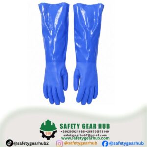 Heavy-Duty PVC Chemical Resistant Safety Gloves