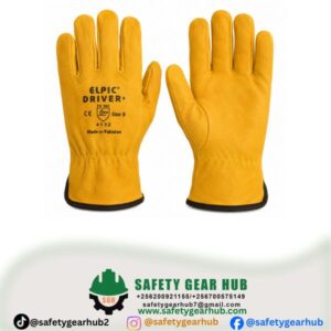 ELPIC Driver Leather Safety Gloves