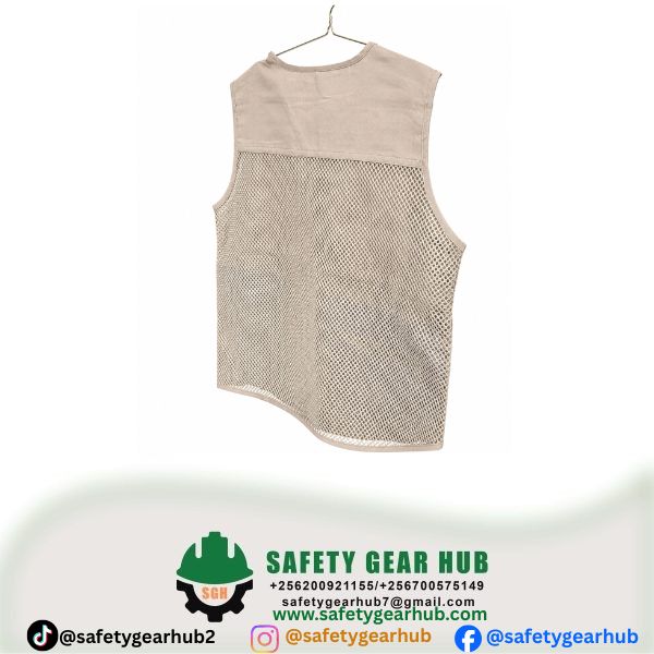khaki Netted press coat - Image 2