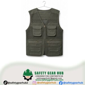 Army Green Meshed PressCoat