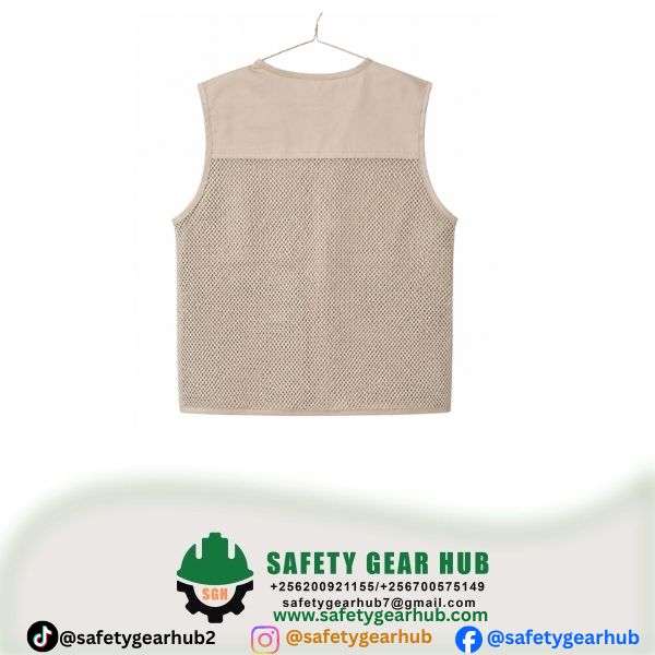 khaki Netted press coat - Image 4