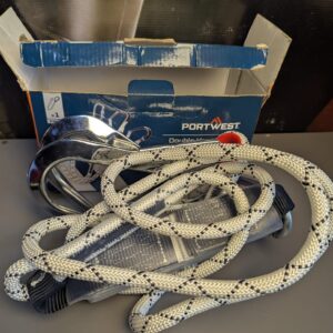 Portwest Double Safety Lanyard with Shock Absorber.