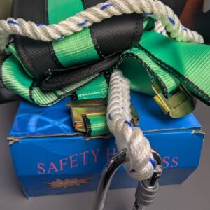 full-body industrial safety harness kit.